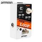 Ammoon POCK LOOP Looper педаль для гитарных эффектов 11 контур педаль петля электрическая гитарная педаль обратный истинный байпас аксессуары для гитары