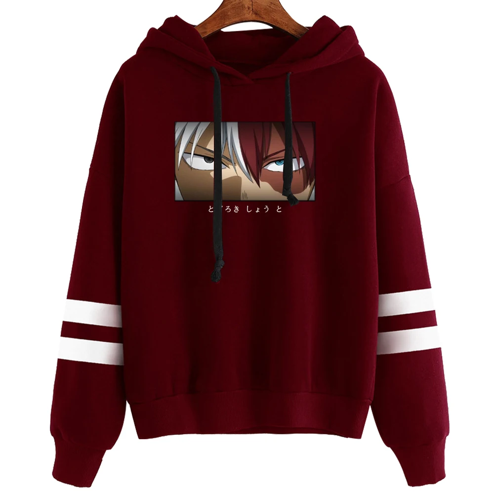 

Japanese Anime My Hero Academia Sweatshirts Deku Shoto Todoroki Hoodie Cozy Tops for Women/men fashion Anime S Women-Clothes