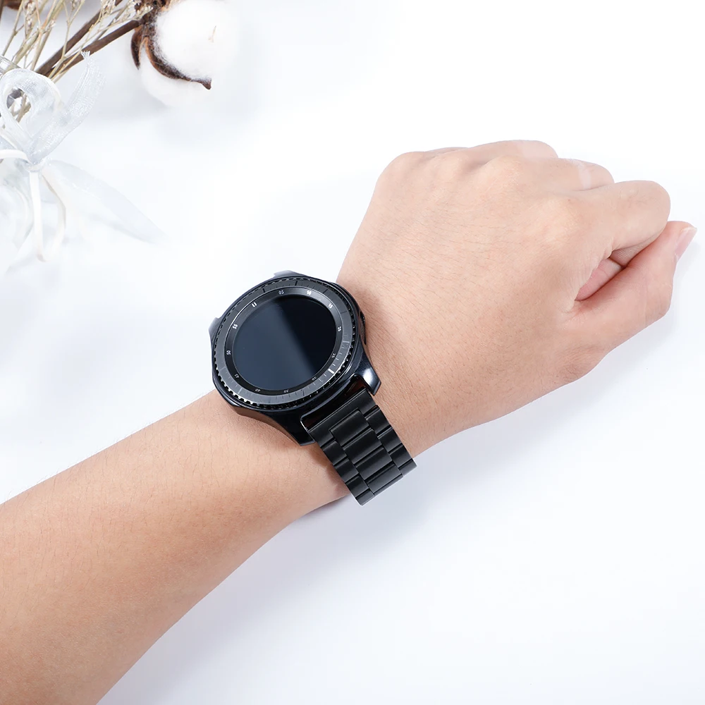 Ремень+ чехол для samsung gear S3 ремешок Galaxy watch 46mm 42 Нержавеющая сталь браслет+ Защитная крышка 20/22 мм ремешок для часов