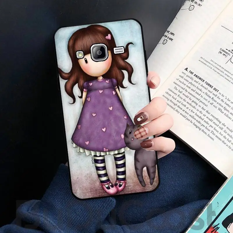 

Reall Cartoon girl Santoro Gorjuss Phone Case For Samsung Galaxy J7 J6 J8 J4 J4Plus J7 DUO 2018 J7NEO J7Core J2 J5 J7 Prime
