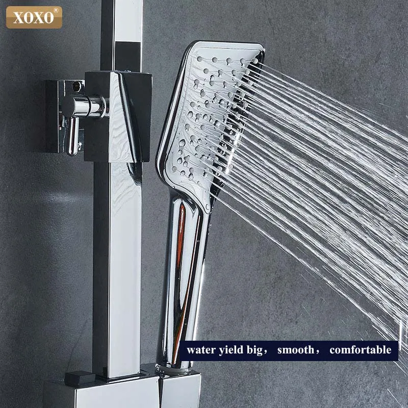 Высококачественный хромированный смеситель для душа XOXO холодной и горячей воды
