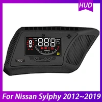 for nissan sylphy 20122017 2018 2019 hud car head up display windshield speed projector security alarm overspeed rpm voltage