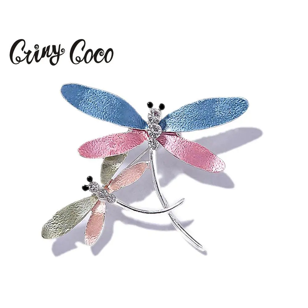 Cring Coco 2020 цветов яркая Стрекоза Декоративные ювелирные изделия серебряный цвет