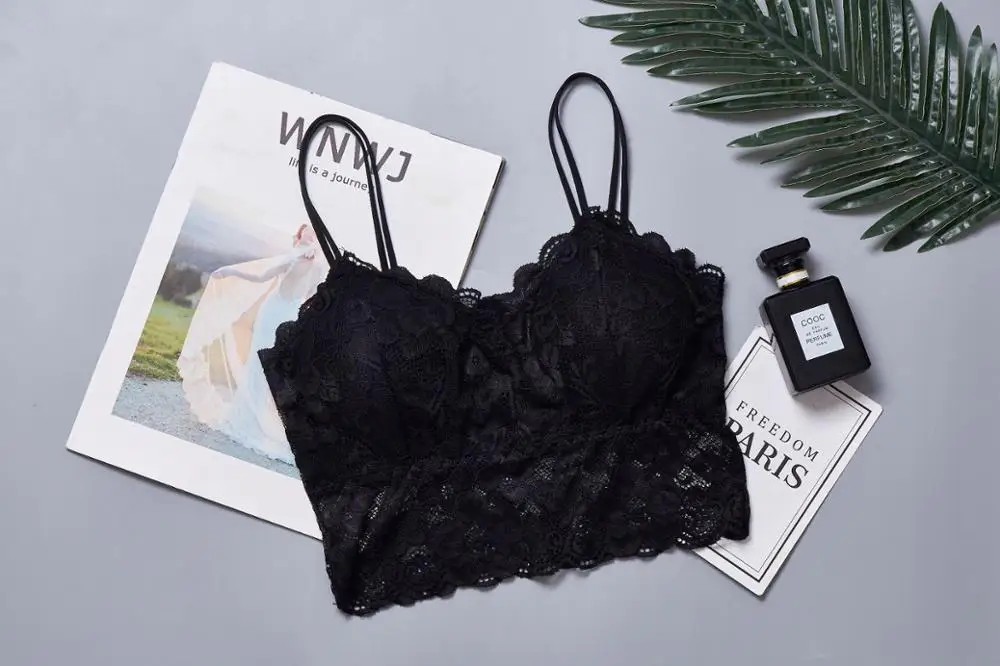 Новое поступление Женский пуш ап беспроводной кружевной бюстгальтер Топ для