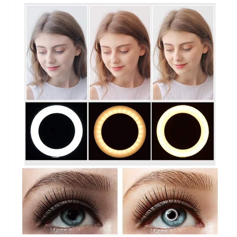 8/10/12 &quotСелфи светодиодный кольцевой светильник держатель сотового телефона