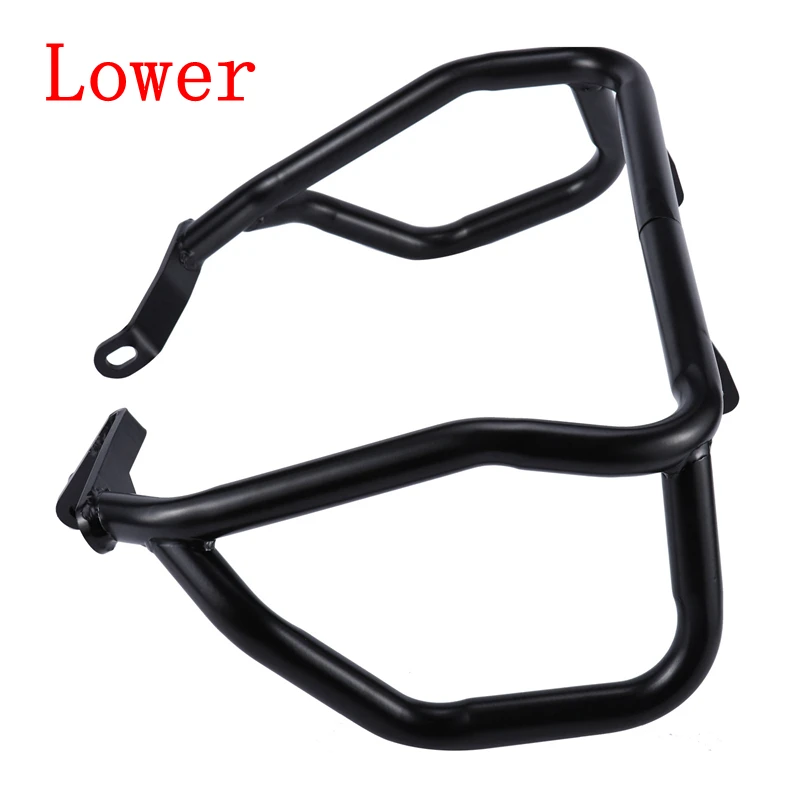 

Motorcycle Upper Lower Engine Guard Crash Bar Fairing Frame Protector Bumper For Honda CB500X CB 500 X CB 500X 2019 2020 Black