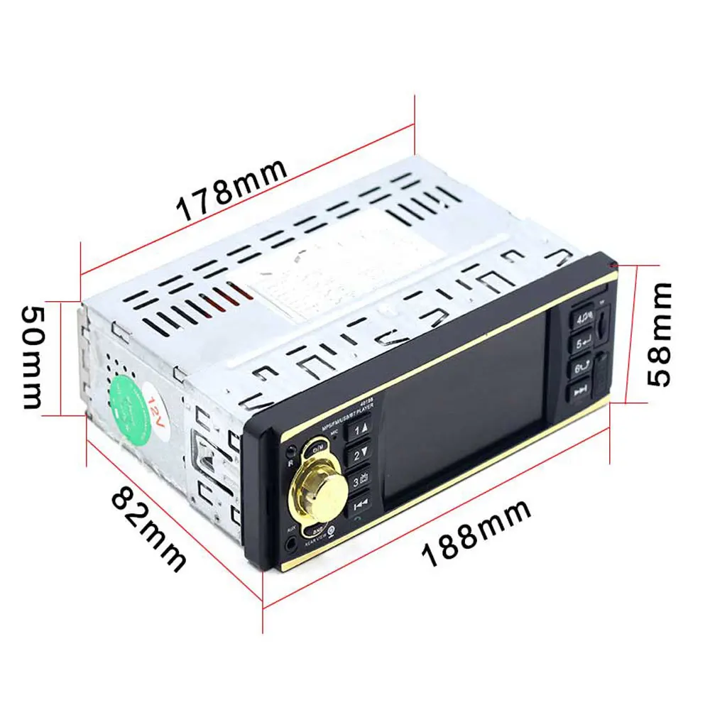 VCACA 4 1 дюймовый автомобильный мультимедийный плеер Bluetooth Автомобильный MP5 FM/AUX/TF/USB