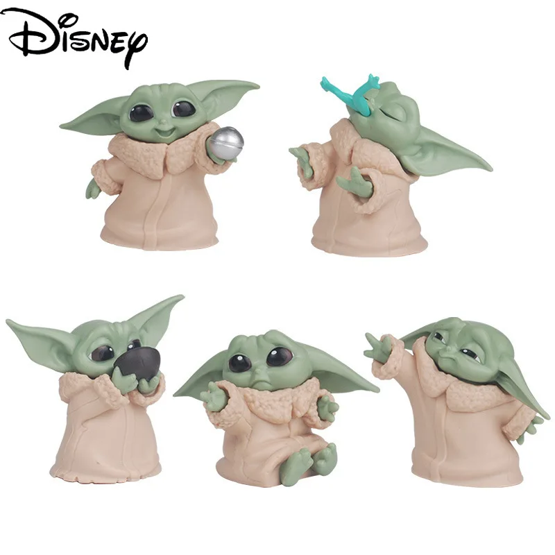 

Disney Mandalorian Baby Anime Doll Hand-made Doll Toy Decoration Birthday Gift Anime Toy Model Doll