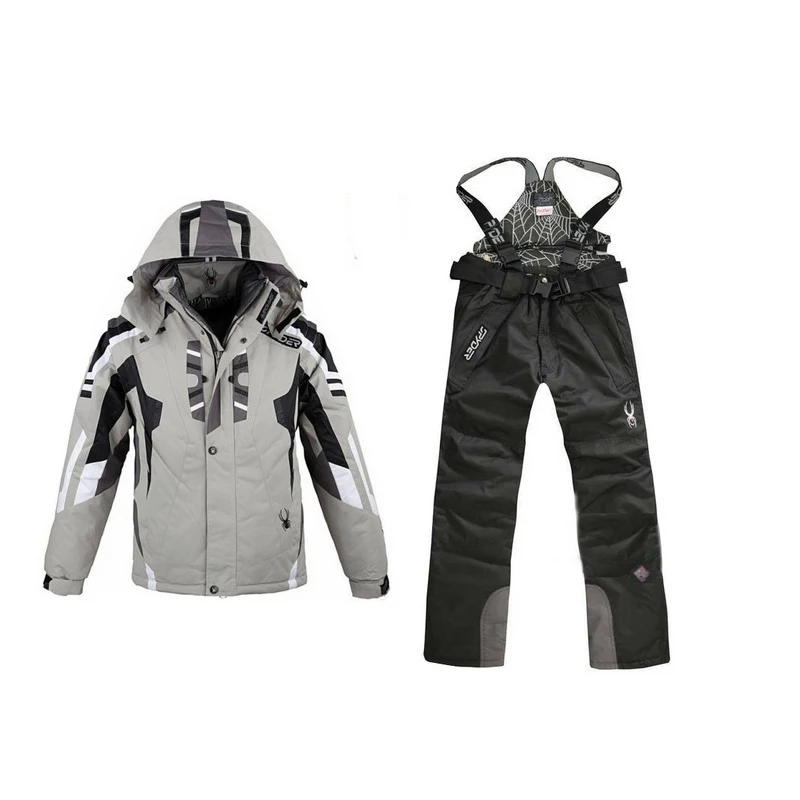 2019 Новый лыжный зимний костюм мужской ветрозащитная водонепроницаемая Лыжный