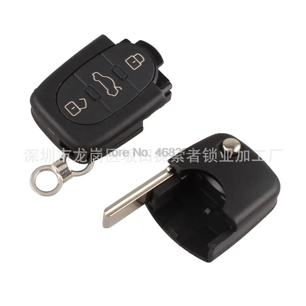 От DHL 50 шт в наборе 3 кнопки складной откидная оболочка ключа дистанционного