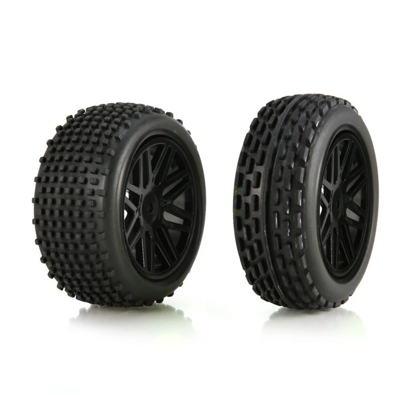 4 Uds 86mm neum&aacute;ticos neum&aacute;tico de rueda para Wltoys 144001 124019 RC 104001 Actualizaci&oacute;n de coche piezas 1/10 de 1/12 Escala de 1/14 fuera de la carretera Buggy-4