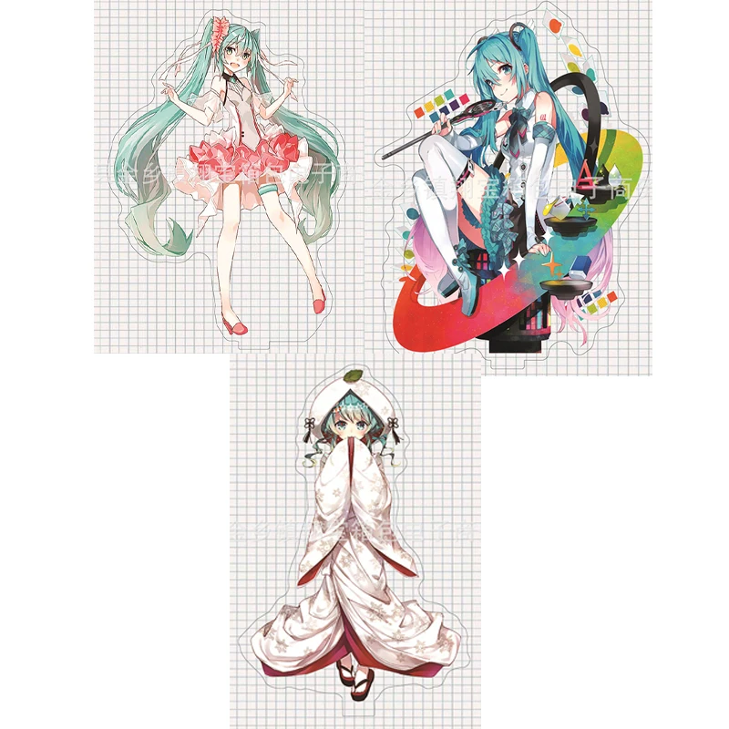 Прозрачная акриловая подставка Мику Хацунэ из аниме Креативные украшения