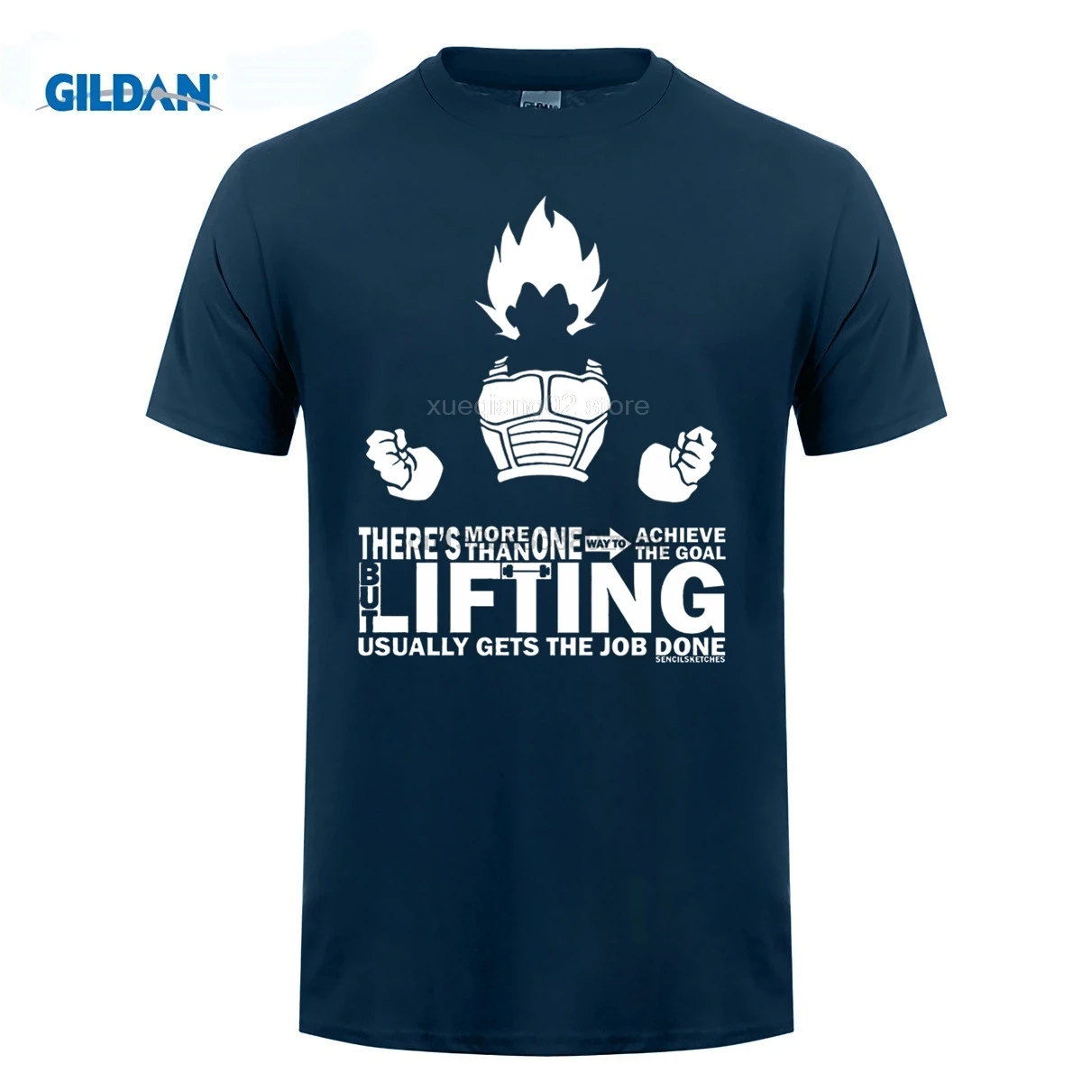 

New DBZ Vegeta Black Men T-Shirt
