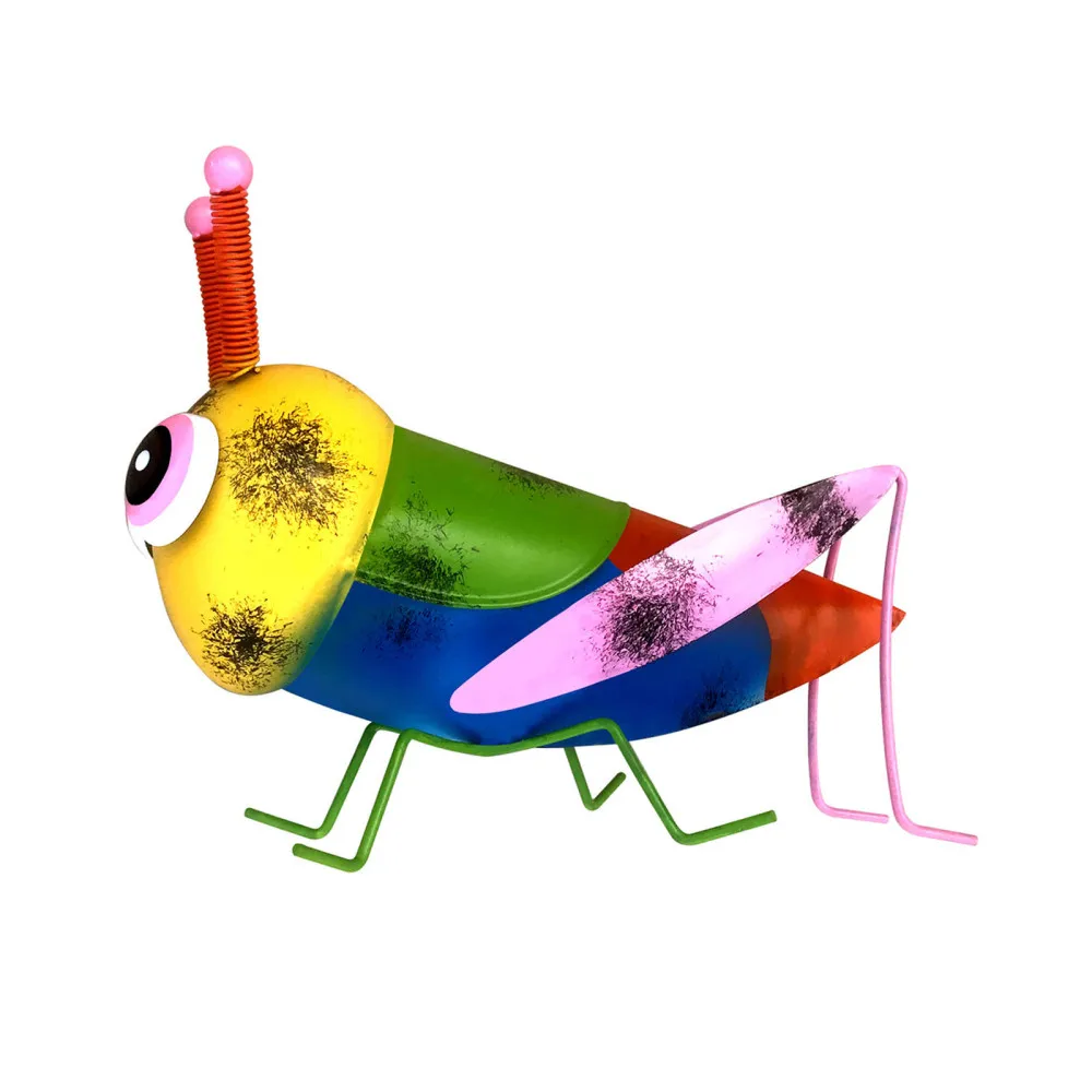 

Beetle Wall Hanging Ornaments Metal Yard Art Garden Statues Iron Locust Sculpture Decoration Outdoor Courtyard Lawn Decoration