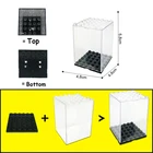 Набор из 10 шт., прозрачные акриловые Чехлы для хранения и демонстрации