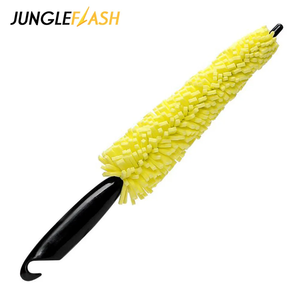JUNGLEFLASH Car Wheel Wash Brush Plastic Handle Vehicle Cleaning Rims Tire Washing Auto Scrub | Автомобили и мотоциклы