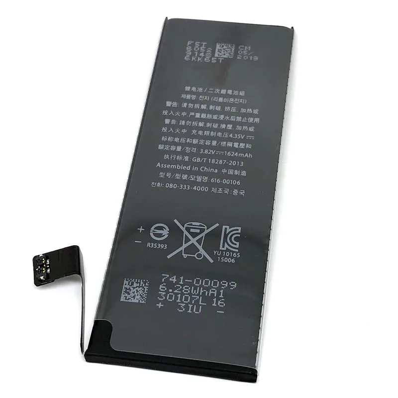 0 цикл уплотнения oem высокой емкости мобильного телефона аккумулятор для apple iphone X XR XS Max 8 7 6 S 6 SE 5C 5S 5 4S 4 Plus батарея