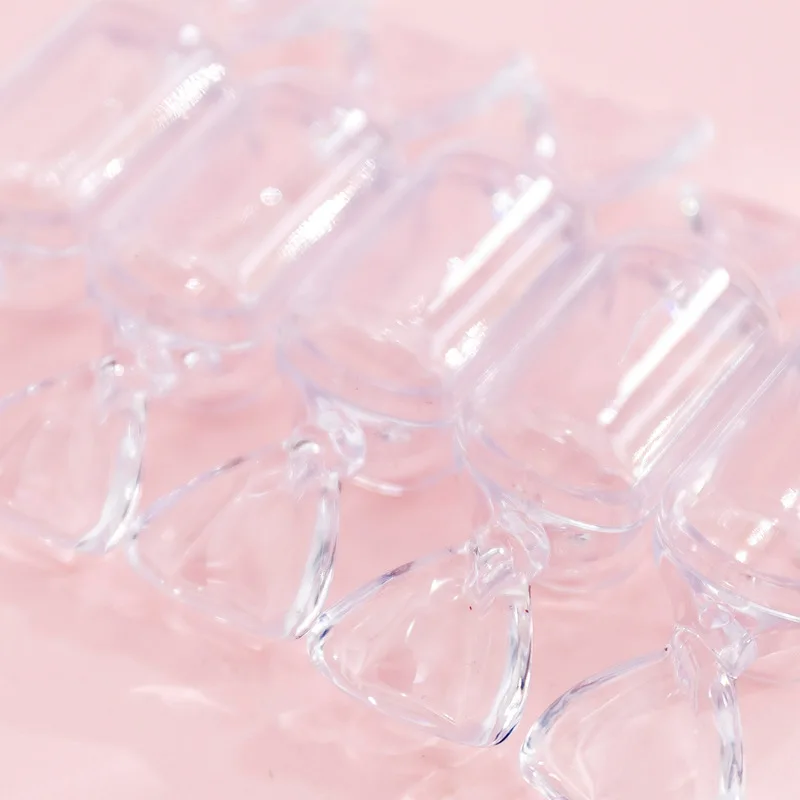 

1pc Creative Transparent Candy-shaped Mini Storage Case Women Makeup Jewelry Ring Organizer Travel Portable Pill Storage Box
