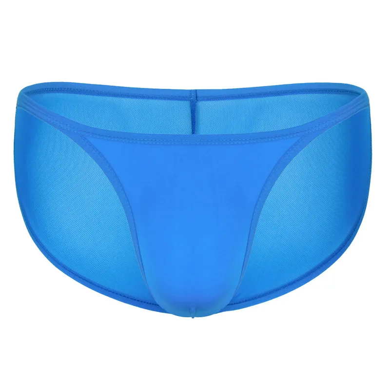 6PCS Sexy Underwear Men Briefs Seamless Low Waist Breathable Male Panties Ice Silk Mesh Ropa Interior Hombre Slip Calzoncillos