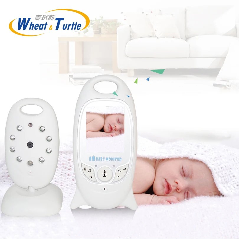 Wireless Video Baby Sleeping Monitor 2.0 inch Security Camera 2 Way Talk NightVision IR LED Temperature Monitoring with 8 Lullab