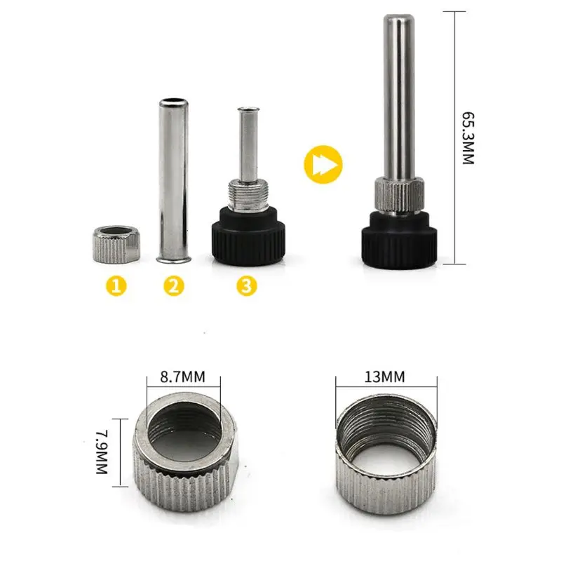 Паяльная станция Железный адаптер рукоятки аксессуары для 936 937 938 головка канюля