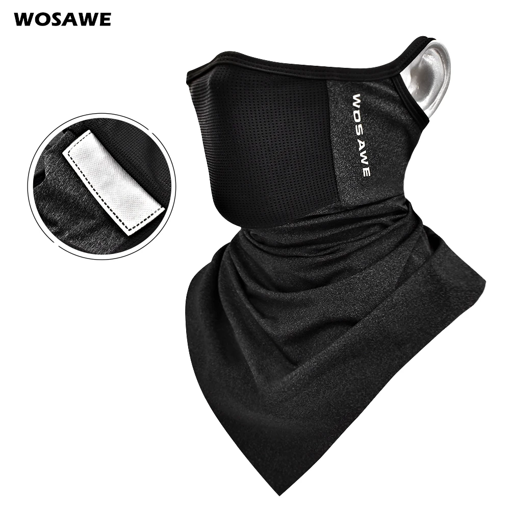 

WOSAWE велосипедная маска для лица для спорта на открытом воздухе многофункциональная маска для верховой езды PM2.5 маска от Солнца маска для ры...