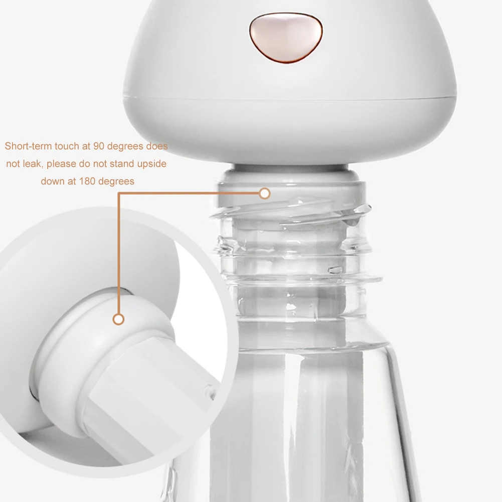 Миниатюрный увлажнитель воздуха с бутылкой для воды милый рог регулируемый