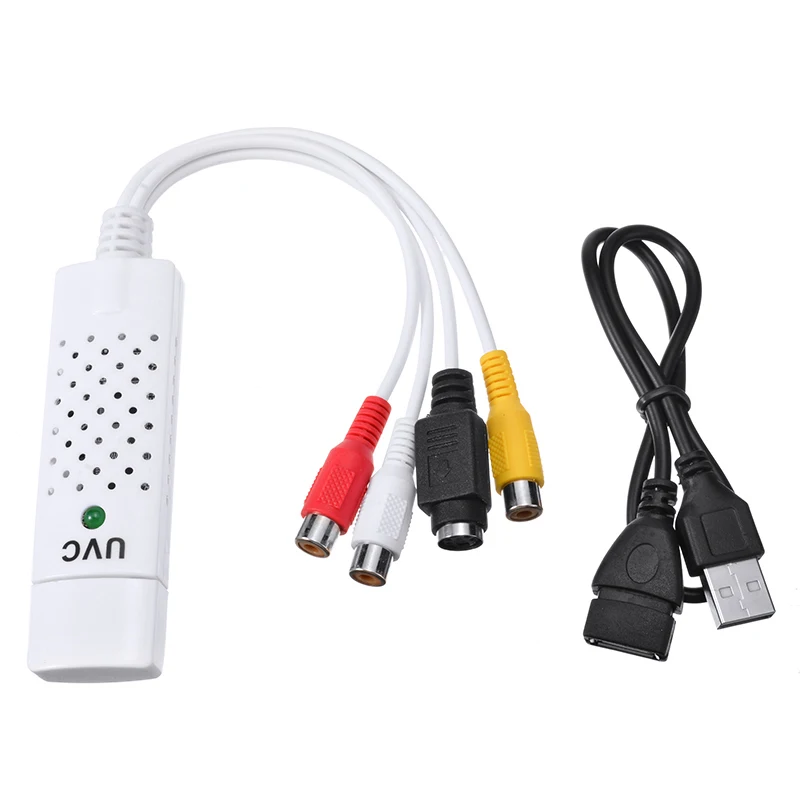 USB 2 0 Видео Аудио VHS RCA на DVD Захват карты адаптер для Win7/8/10/XP|Кабели VGA| |