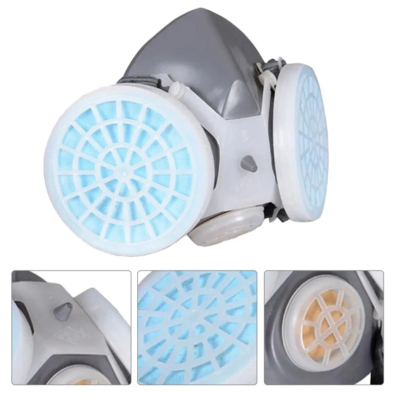 Двойная респираторная противопылевая маска двойной респиратор для распыления