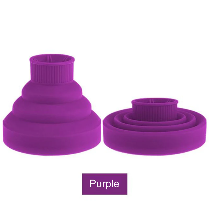 

Professional Foldable Silicone Hair Diffuser Dryer Cover Heat Diffusing Blower Accessory for Easy Clean DIY Hair Hairdryer