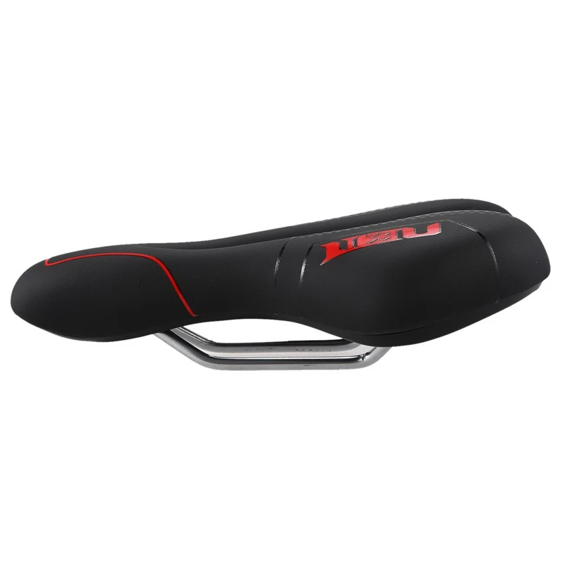 2x LIETU Bicycle Saddle Soft Comfortable Breathable Cushion Black Red Color &amp Green |