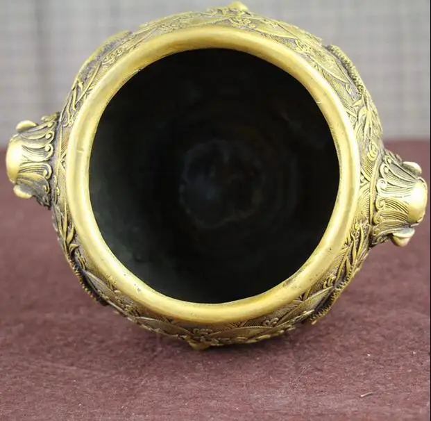 Отмечены Китайский Старый бронзовая фигурка периода династии Дракон статуэтка