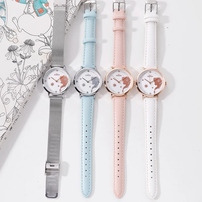 Большая распродажа красивые женские часы в стиле Холодное сердце подарок для