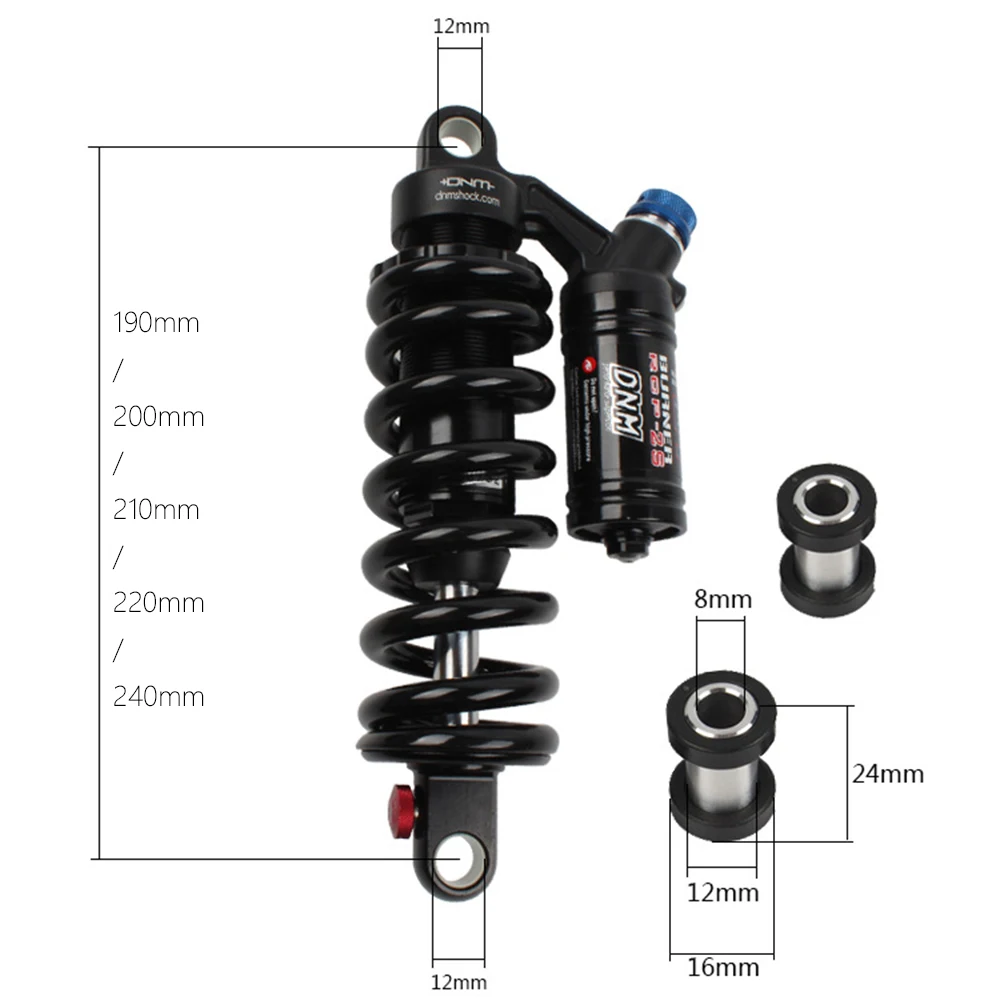 

New DNM RCP2S Mountain Downhill Bike Coil Rear Shock MTB Mountain Bike 190mm 200mm 210mm 220mm 240mm 550LBS