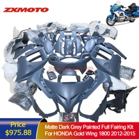 zxmoto full fairing kit set bodywork panel for honda gold wing 1800 2012 2015 gl1800 2013 2014 goldwing 12 15 with air bag