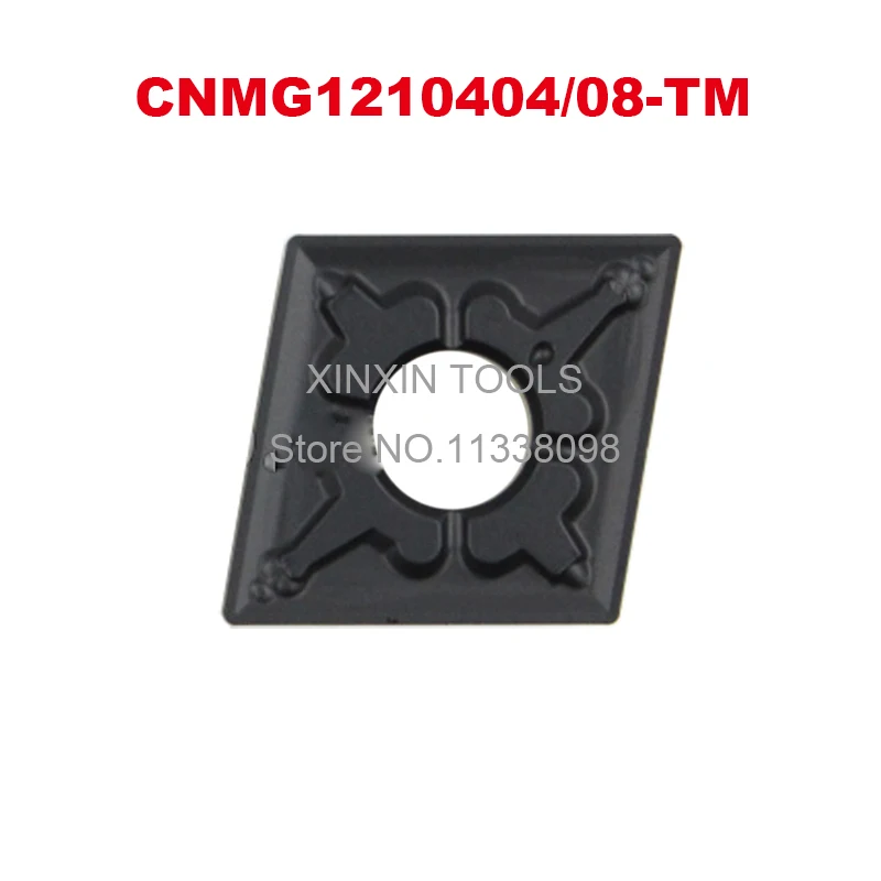 

10pcs CNMG120404-TM/CNMG120408-TM Medium Finish Machining of Hard Steel Processing Tungsten Carbide Insert