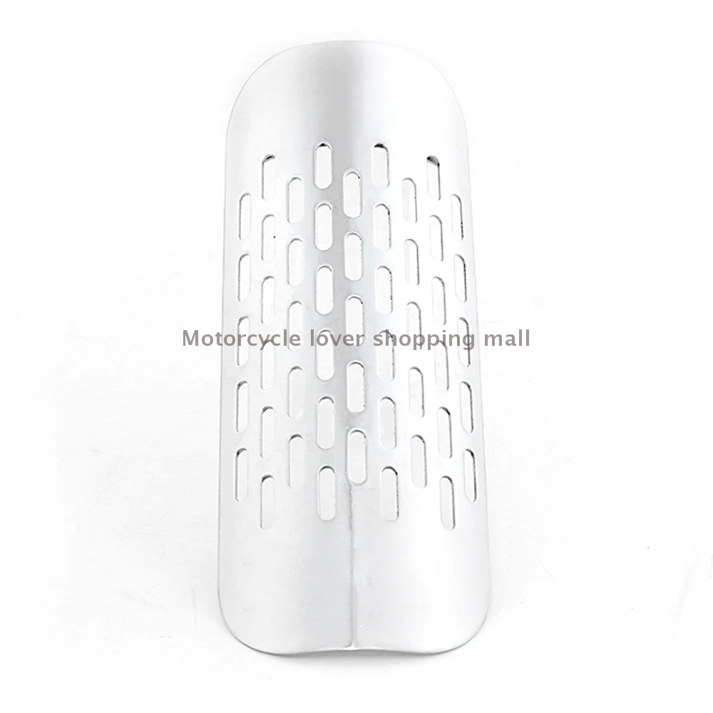 Выхлопная труба мотоцикла тепловая защита крышка регулируемые зажимы глушитель