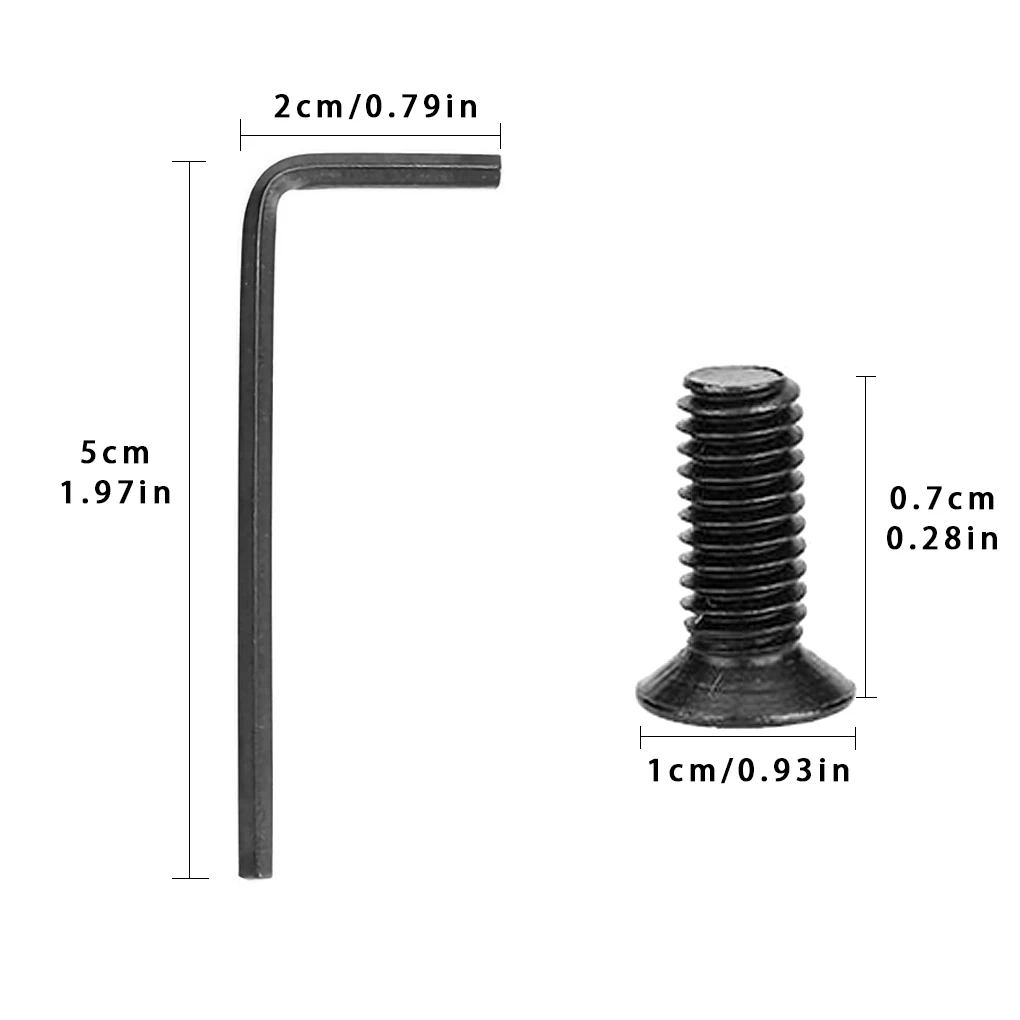 

11 Pcs M-LOK Rail Screw And Nut Kit Mini Portable Replacement Tool for MLOK Handguard Rail Sections Hunting Gun Accessories