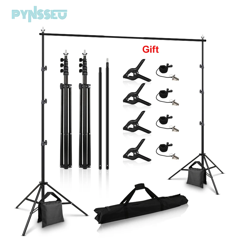Pynsseu-suporte para Cenário Ajustáveis para Fotografia e Transporte de Vídeos Sistema de Suporte com 5 Fotográfico Tamanhos Chroma