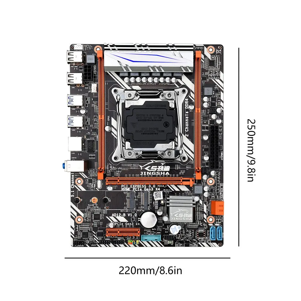 

X99 D4 Moederbord LGA2011 V3/V4 M-ATX USB3.0 Nvme M.2 Wifi Ssd Ondersteuning DDR4 Geheugen En Xeon E5 v3 Processor