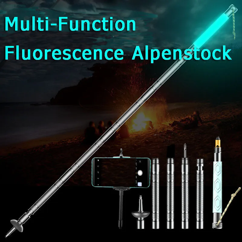 Альпеншток для пеших прогулок сверхлегкие треккинговые палочки складные