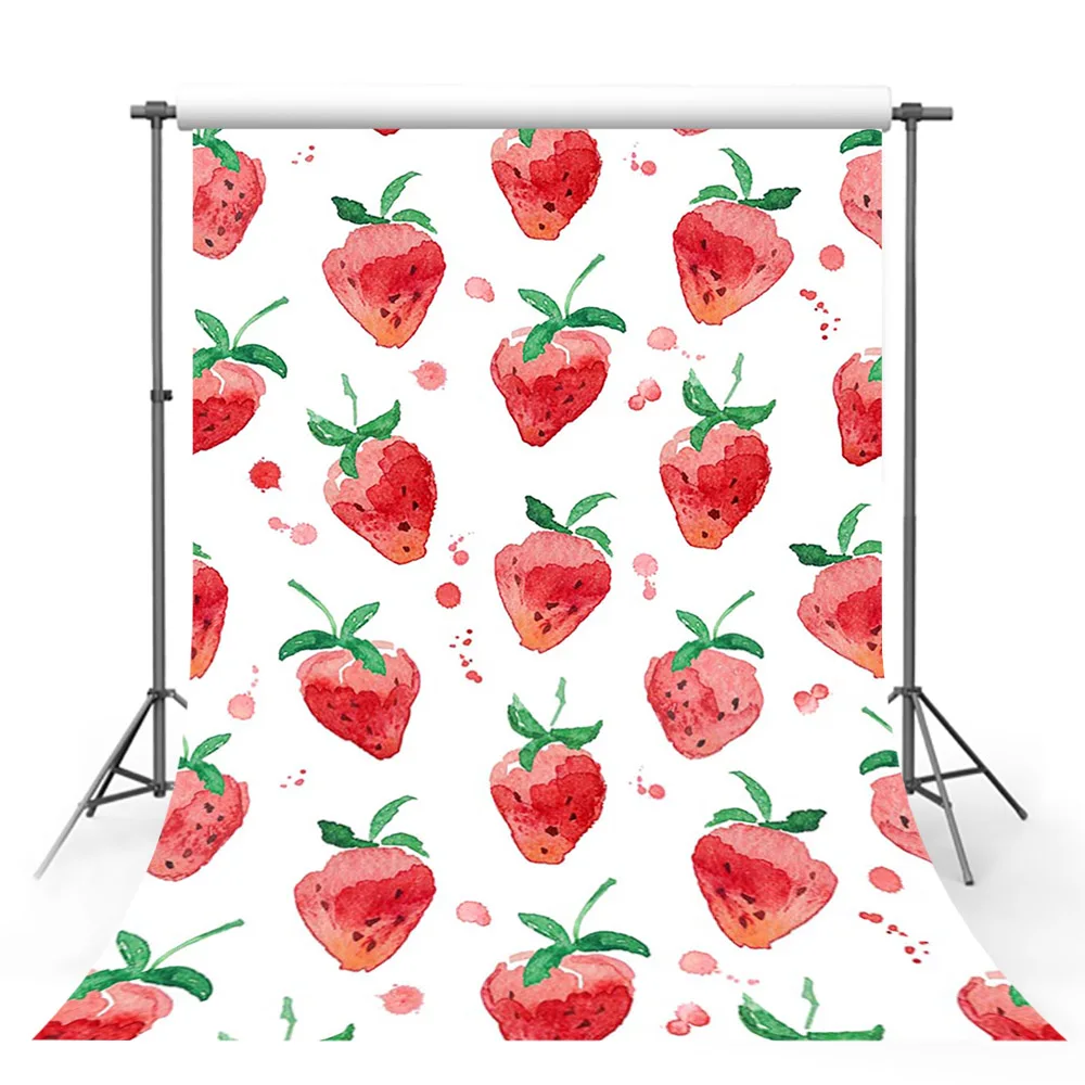 

Avezano Strawberry Baby Shower Girl Birthday Party Backdrop Fruit Child Portrait Photography Background Studio Photozone Decor