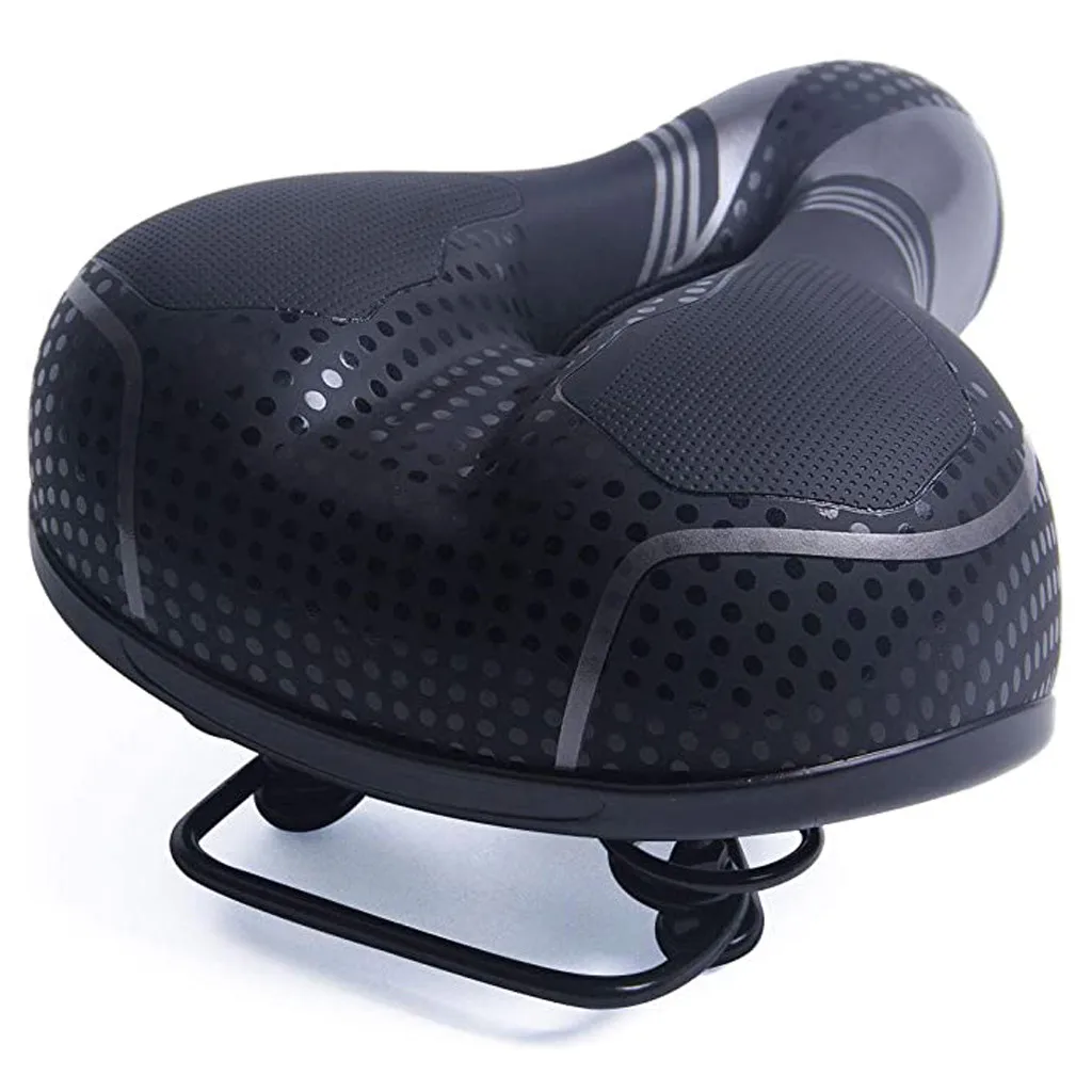 Мягкое велосипедное седло широкое для велоспорта удобная подушка горного