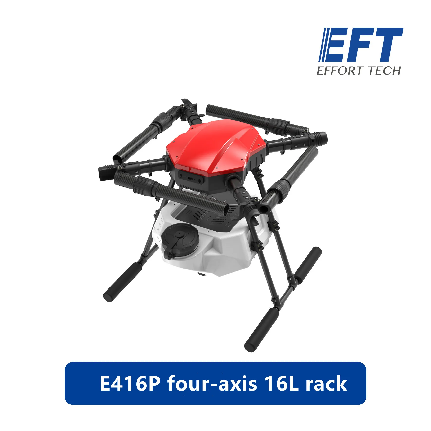 

EFT E416P16L 16KG four-axis foldable agricultural drone spray frame