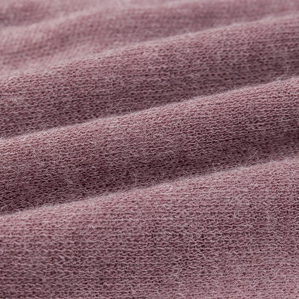 Осеннее флисовое трикотажное платье женское Макси с воротником хомутом