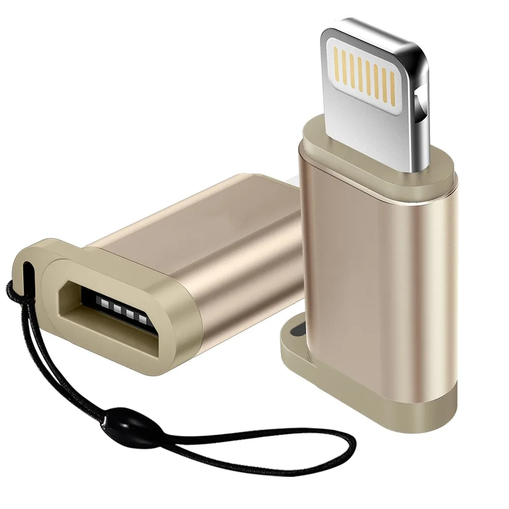 Micro USB на 8 контактный адаптер конвертер Мама папа разъем поддержка IOS Система