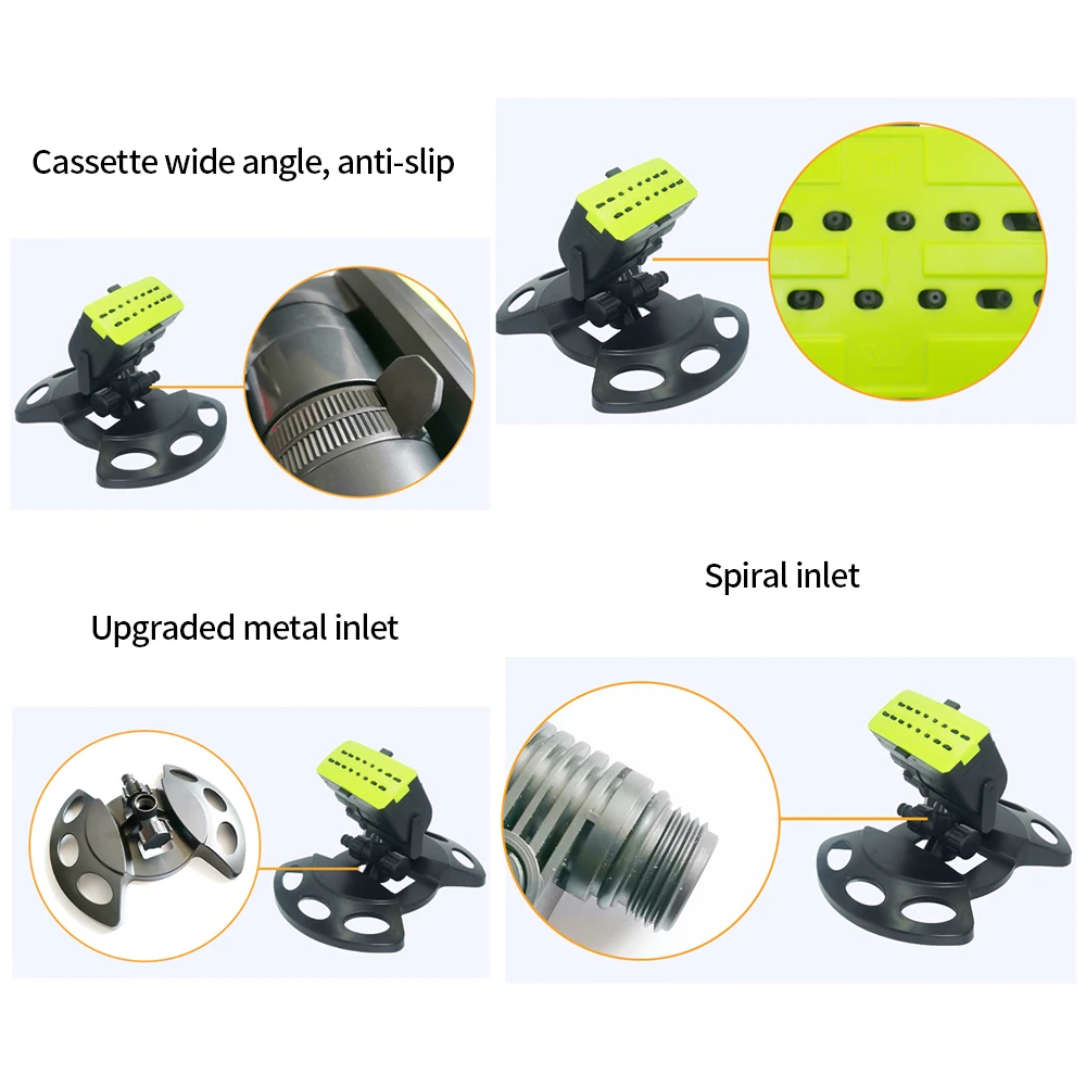 Горячая 16 отверстий садовые спринклеры опрыскиватель Автоматическая качающаяся