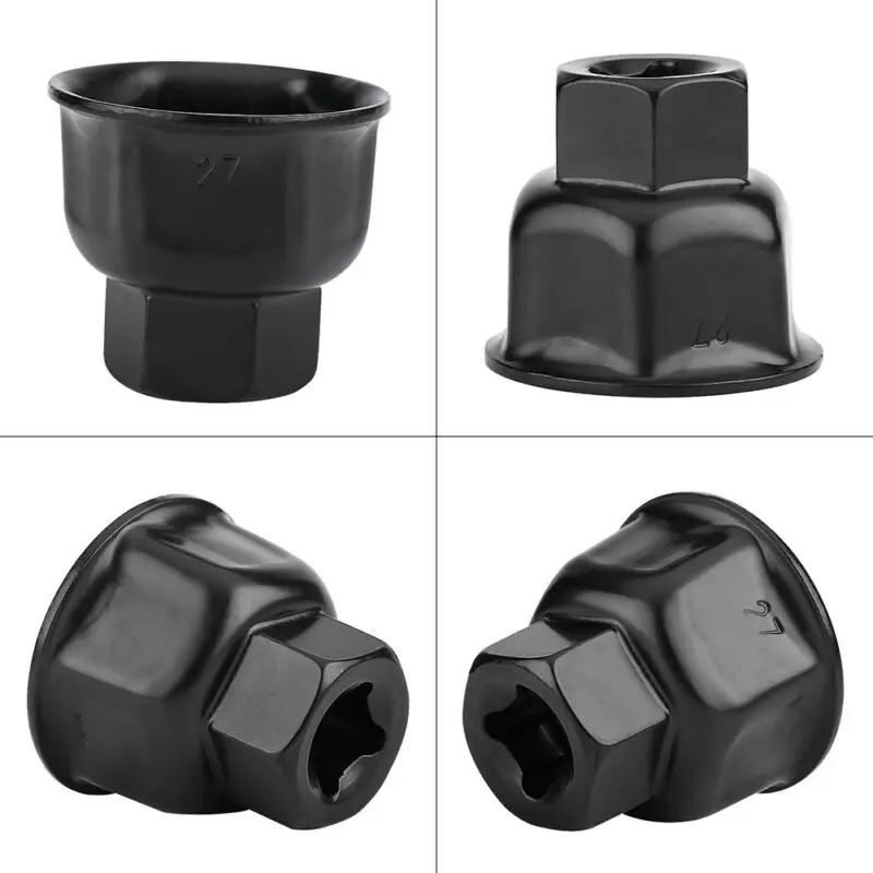 Алюминиевый 27 мм Крышка масляного фильтра гаечный ключ инструмент для удаления