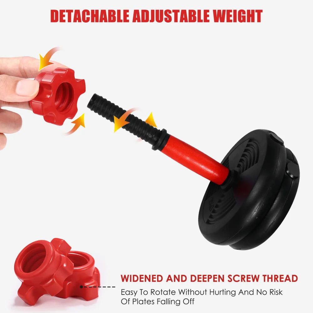 

1 Set Fitness Dumbbells Adjustable Dumbbell Practical Arm Muscle Trainer