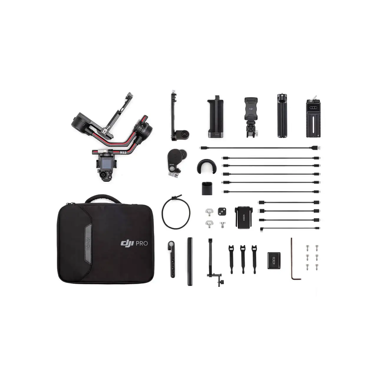 100% оригинал DJI RS 2 PRO COMBO / RS2 карданный Стабилизатор камеры из углеродного волокна